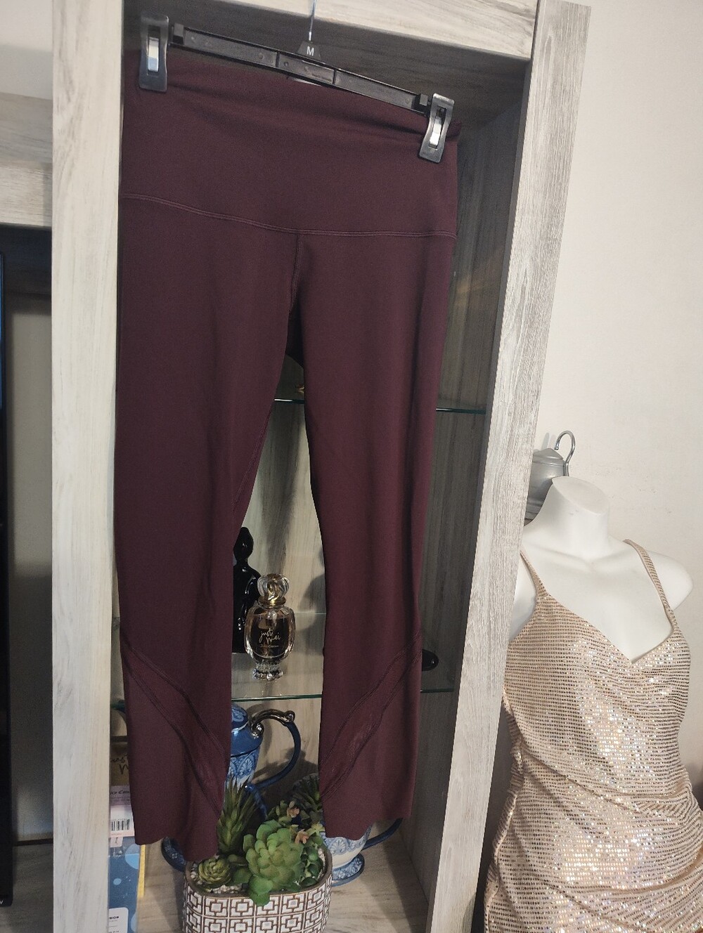 Lululemon Women’s High-Waist Maroon Active Leggings SZ 6